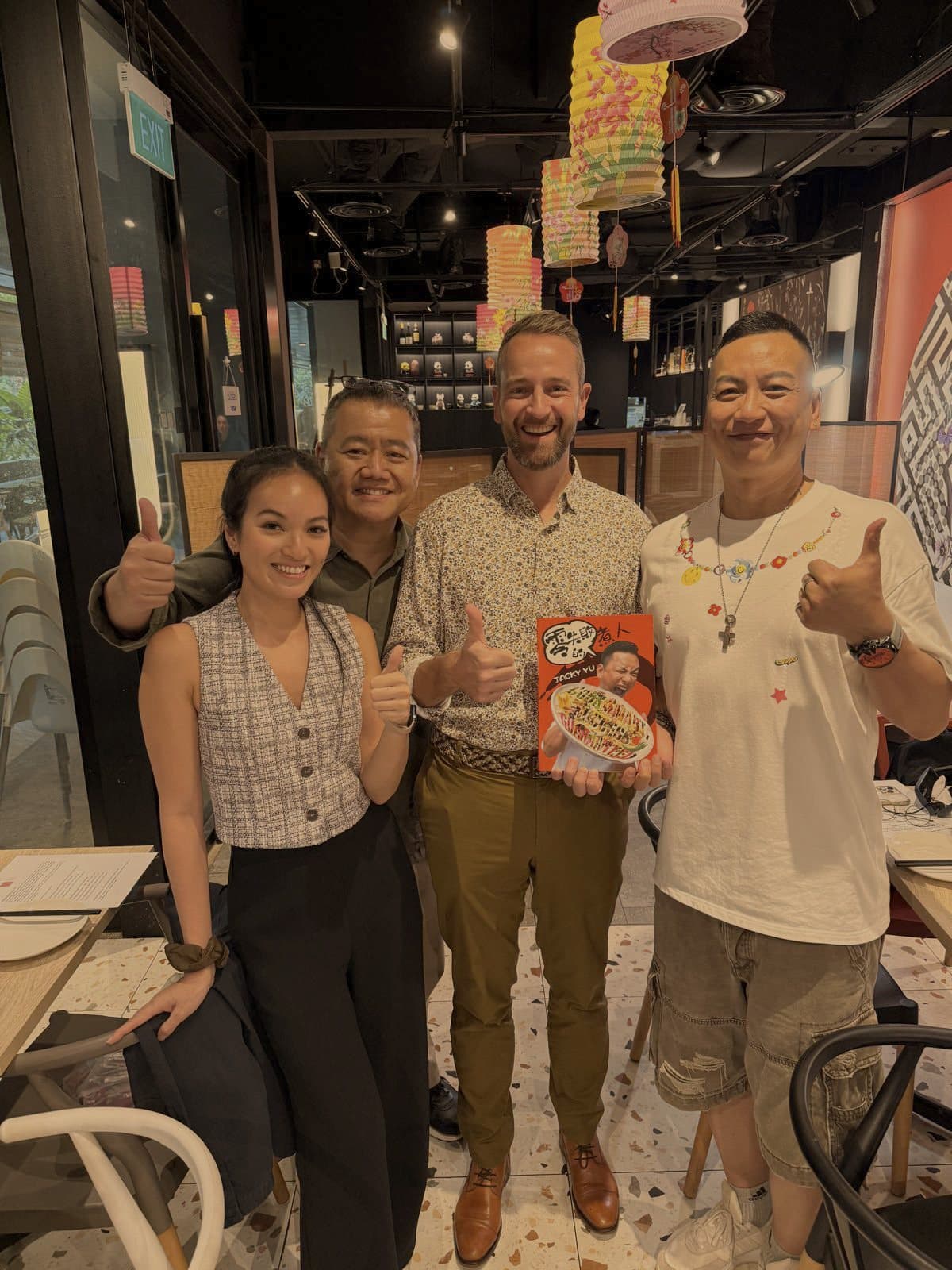 Brand partners together at a restaurant event